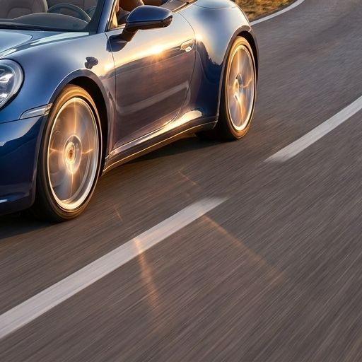 Cabriolet au soleil