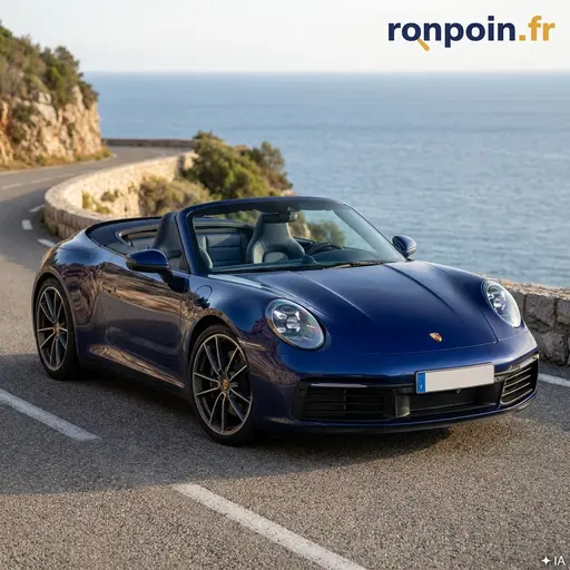 Image générée par intelligence artificielle Entretenir son cabriolet — illustration générée par IA