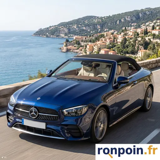 Cabriolet pas cher — illustration générée par IA
