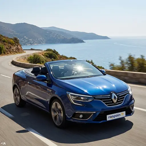 Cabriolet au quotidien — illustration générée par IA