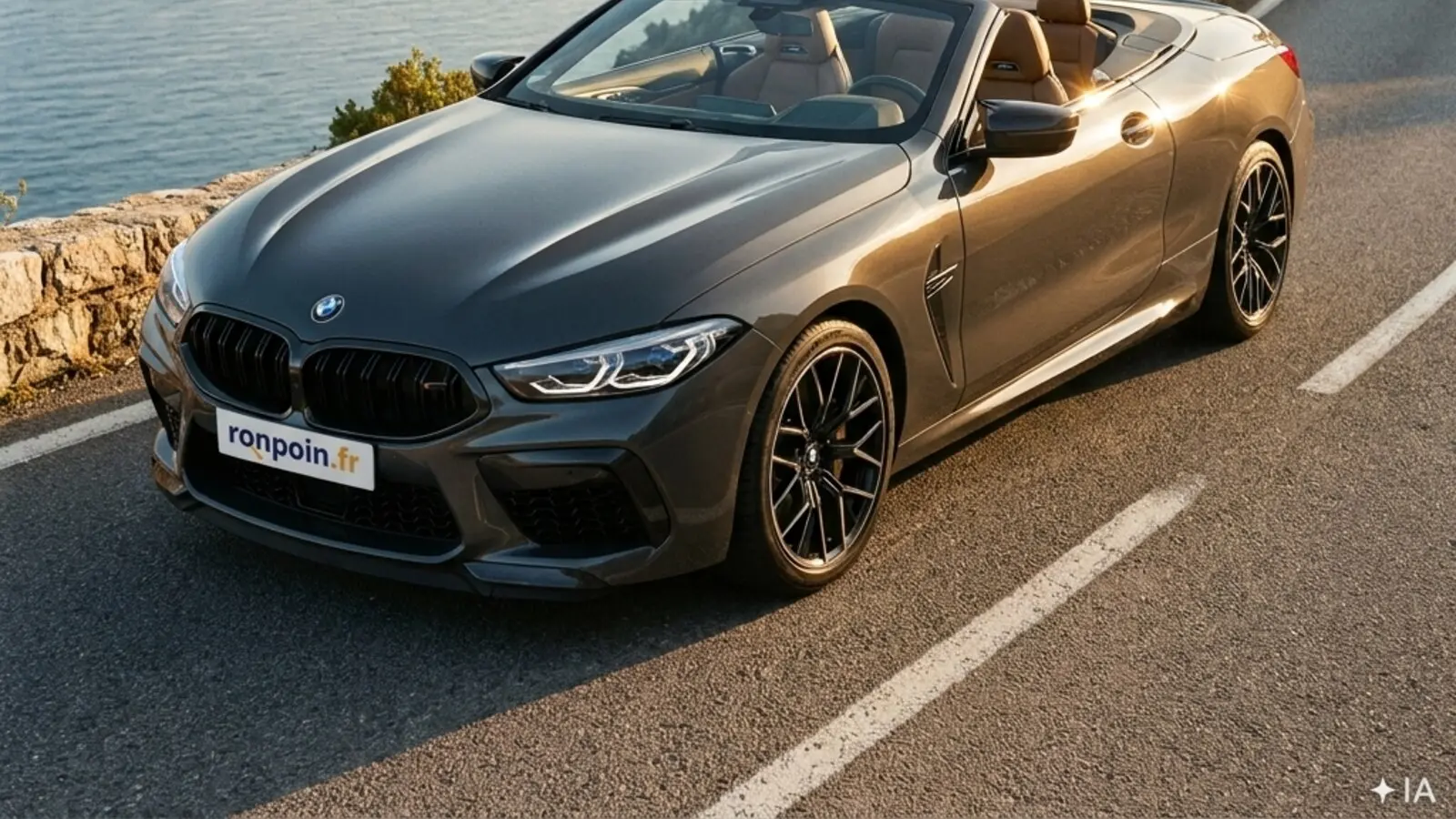 Cabriolet 4 saisons — illustration générée par IA